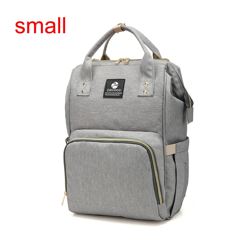 Модная брендовая прочная вместительная детская сумка, рюкзак для путешествий, дизайнерская сумка для кормления ребенка, рюкзак для мамы, женские сумки для переноски - Цвет: Gray