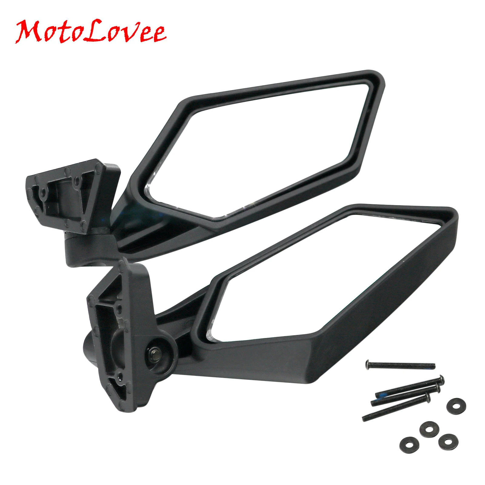 

MotoLovee Motorcycle UTV Rearview Side Mirror For Bombardier Can Am Maverick X3 2017 2018