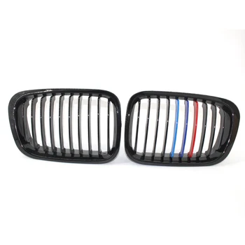 

Gloss Black M-Color Grille Kidney Grill Grille fit for BMW E46 3 Series 98-01 Sedan ABS 320i 323i 325i 328i 330i