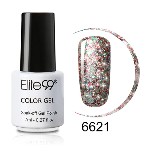 Elite99 7 мл супер блестящий Звездный Гель-лак для ногтей Полупостоянный Гель-лак для ногтей Блестящий Гель-лак для дизайна ногтей DIYNail - Цвет: FXJ6621