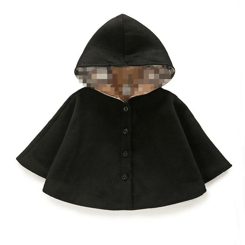 Kids Poncho Baby Girl Clothes Cloak Kid Poncho Hood Cape Coat