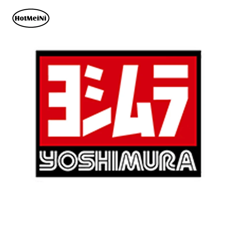 

HotMeiNi Car Styling Car Sticker Waterproof Yoshimura Autocollants Auto Moto Vinyle Stickers Tuning Racing Rallye 13cm x 9.1cm