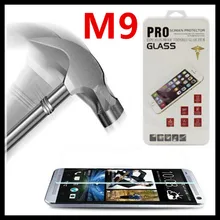 1000 шт. 0,3 мм для htc один M9 закаленное Стекло Экран протектор Премиум 2.5D Arc edge прозрачная защитная пленка для экрана HD крышка