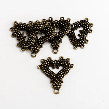

Heart Shape DIY Alloy Pendant For Jewelry Needlework Charms Jewelry Findings & Components For Jewelry Making #JY131