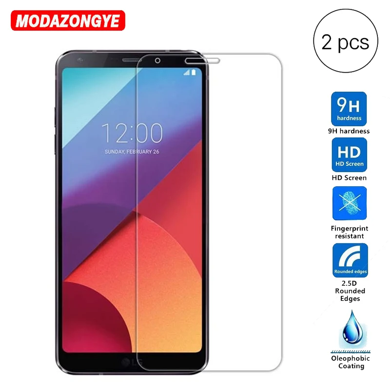 2 шт. закаленное стекло для LG Q6 Защита экрана Q6a M700 Защитная пленка Закаленное Alpha Q