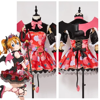 

Love Live! Lovelive New SR Honoka Kousaka Little Demon Devil Transformed Uniform Halloween Cosplay Costume For Women