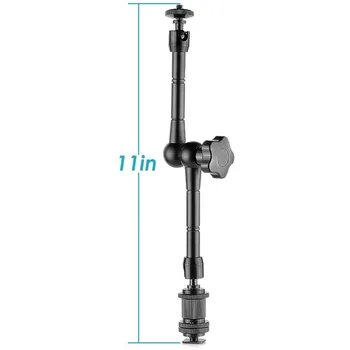 

11" Inch Articulating Magic Arm Shoe mount for Camera Camcorder LCD Monitor LED Light DSLR Rig Movie Kit Free Shipping