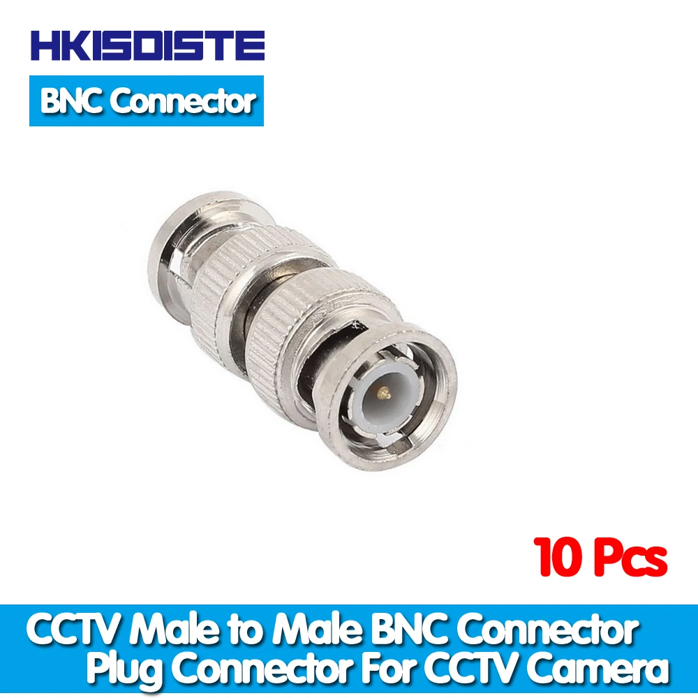 10 шт./лот аксессуары для видеонаблюдения BNC штырь штырь|cctv accessories|bnc connectorbnc male |