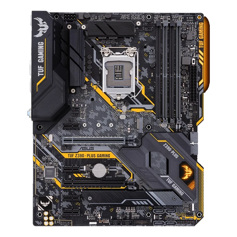 ASUS TUF Z390-PLUS игровая Материнская плата Intel LGA1151 4x DDR4 DIMM Max 64 Гб ОЗУ ATX PCI-E 3,0 DP HDMI SATA III M.2