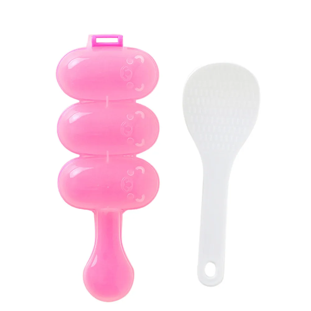 

2019 Household kitchen supplies Rice Ball Molds Sushi Balls Maker Mould Spoon Kitchen Cooking Utensil Tools Set free shipping