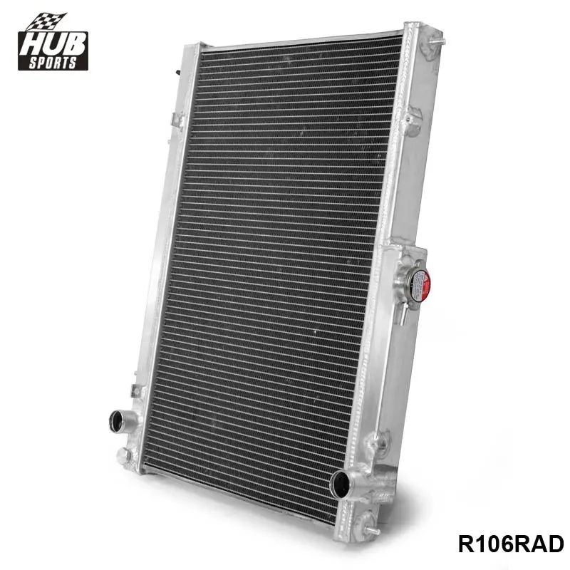 Hubsports - 42MM 2 Row Aluminum Radiator for Nissan Skyline R33 R34 GTR GTST RB25DET MT HU-R106RAD