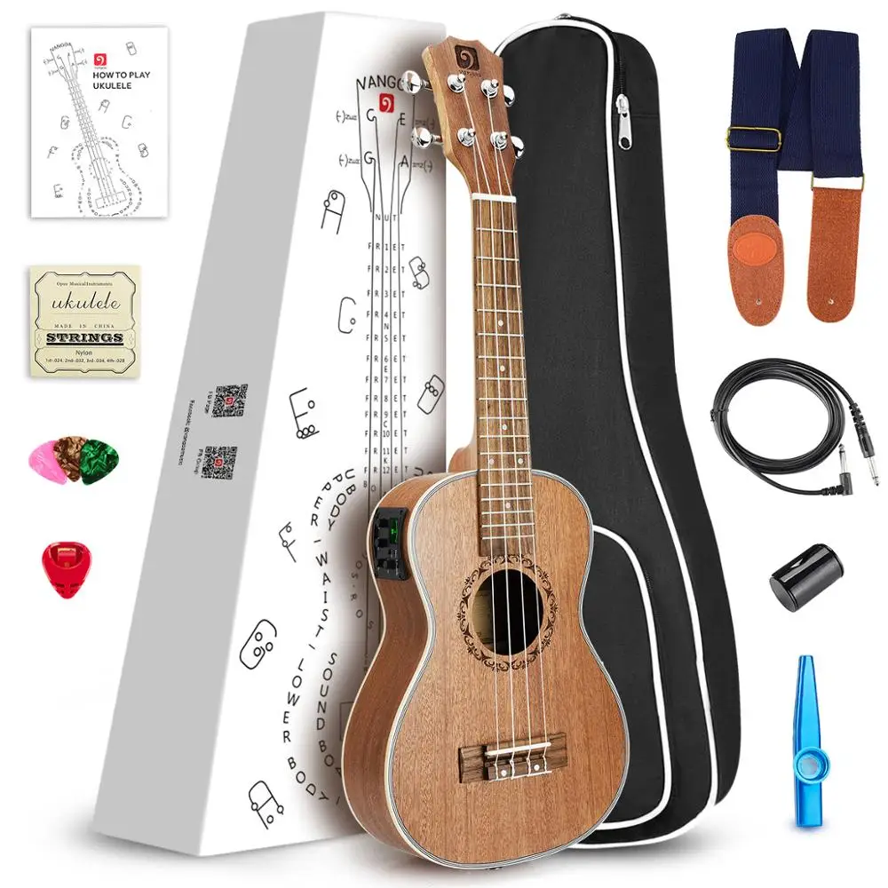 Mini Guitar 21/23 Soprano Concert Mahogany Acoustic