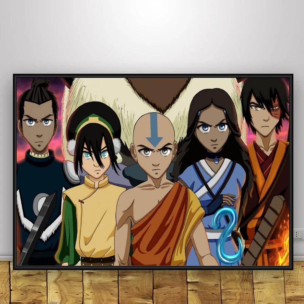 Avatar The Last Airbender Cartoon Anime Art Silk Poster 12x18 24x36
