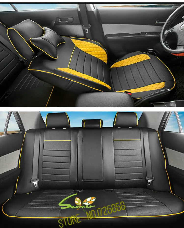 SU-GE024 leather car cover  set  (2)