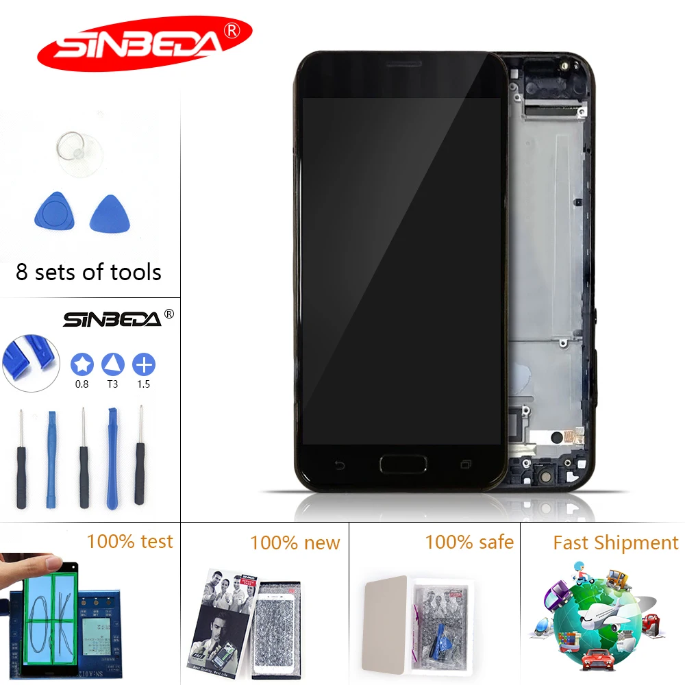 

5.2"Original LCD Display For ASUS ZenFone V V520KL A006 Touch ScreenDigitizer With Frame Assembly For ASUS V520KL LCD