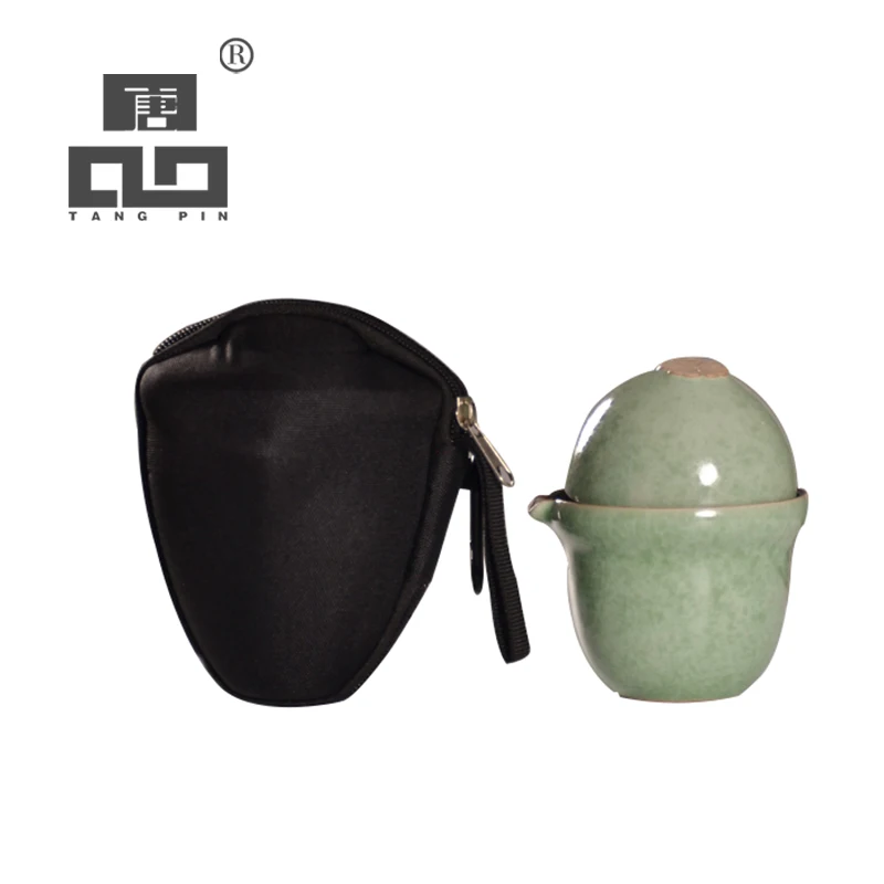 

TANGPIN ceramic teapot gaiwan teacups tea pot portable travel office tea set with travel bag