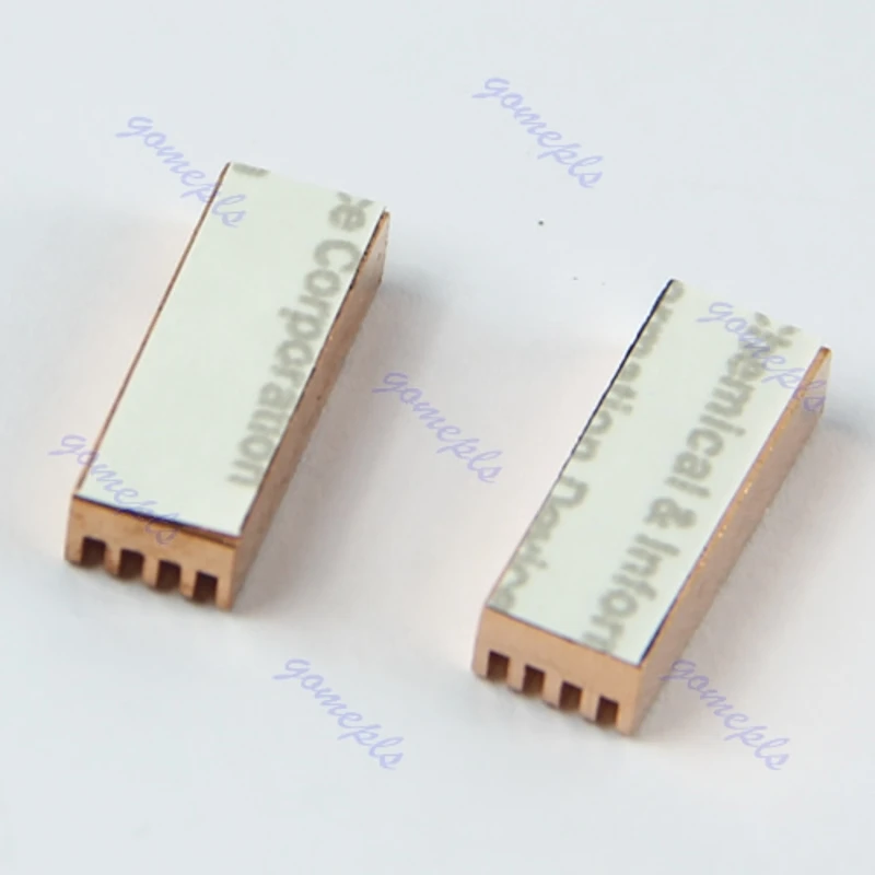 

8Pcs Copper Heat Sink Heatsinks Cooler For PC Computer DDR DDR2 Memory RAM Hot New Design