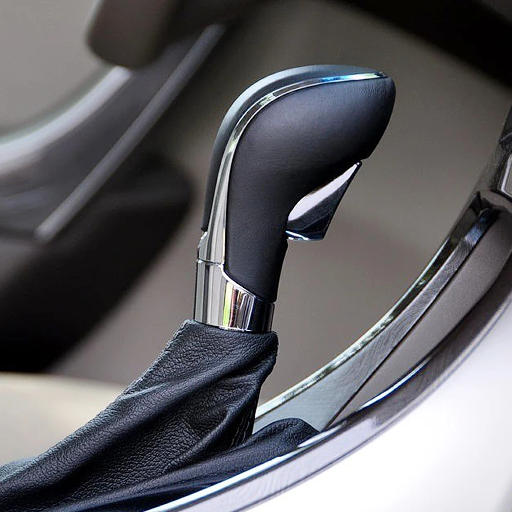 Новая Черная хромированная Ручка рычага переключения передач из искусственной кожи для Opel Vauxhall Insignia Buick Regal 20986271