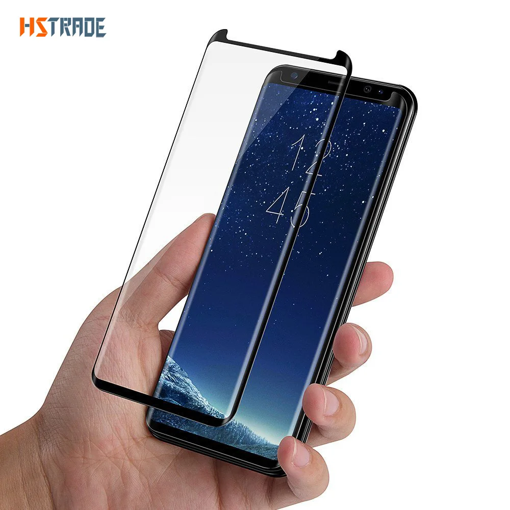 Full Glue Tempered Glass for Samsung S7 EDGE s8 plus s9 Full Adhesive phone glass Film for