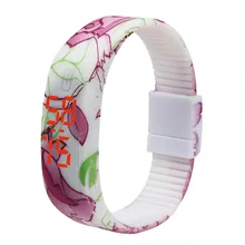 Watch 2016 Ultra Thin Men Girl Sports Silicone LED Bracelet Wrist Watch Digital Watches For Men&Ladies&Child Freeshipping #VC829