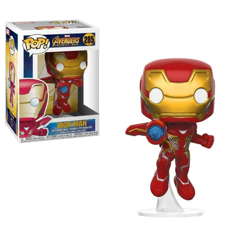 FUNKO POP Marvel Мстители: эндшпиль танос Тор Человек-паук Халк Стэн ли Железный ПВХ фигурка игрушки для детей Рождественский подарок - Цвет: Белый