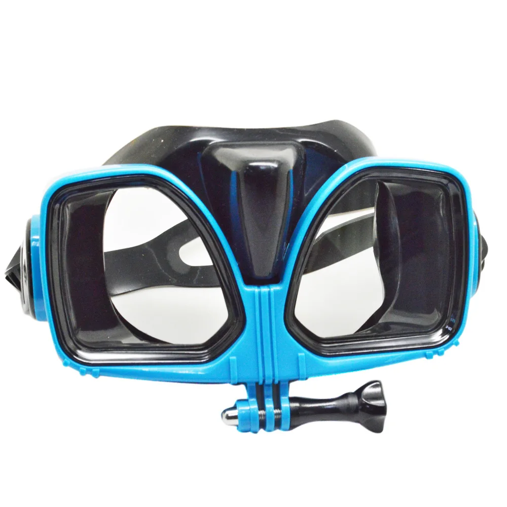 TELESIN маска для подводного плавания, трубка для плавания, очки из закаленного стекла для GoPro Hero 6 5 4 3 Xiaomi Yi 4K SJCAM eken H9