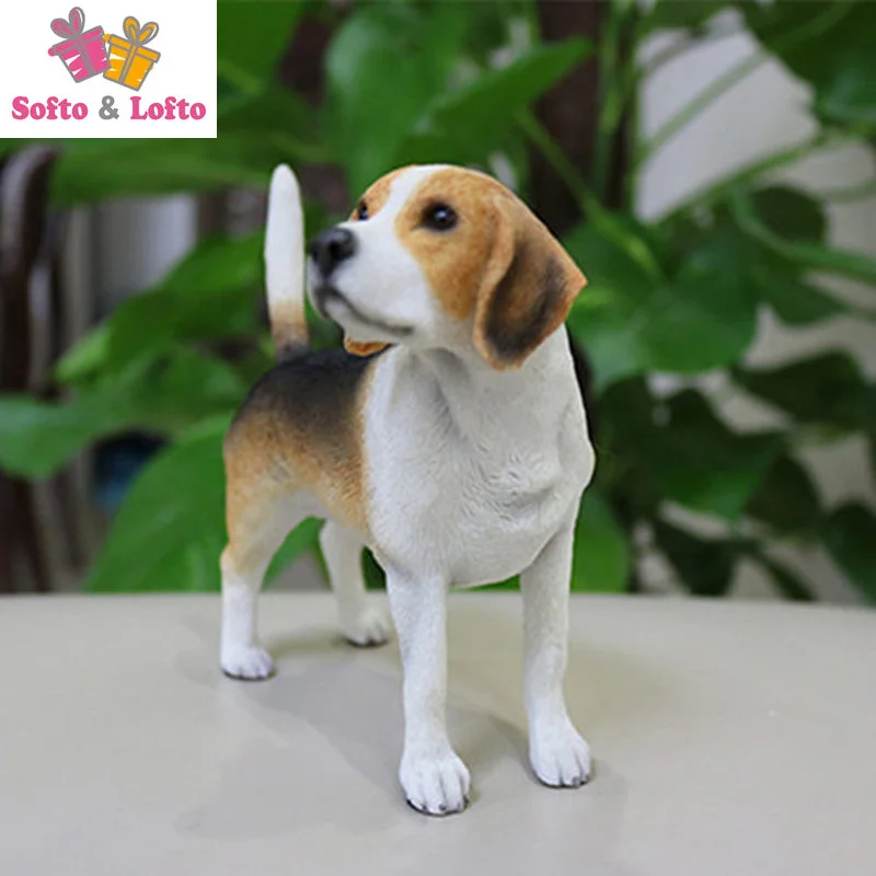 Новинка фигурка собаки охотника Beagle украшение для дома в автомобиль