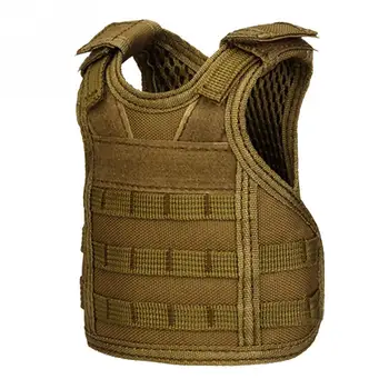 

Tactical Vest Layer Military Beer Bottle Set Mini Molle vest Hunting Bottle Drink set Adjustable Shoulder Straps