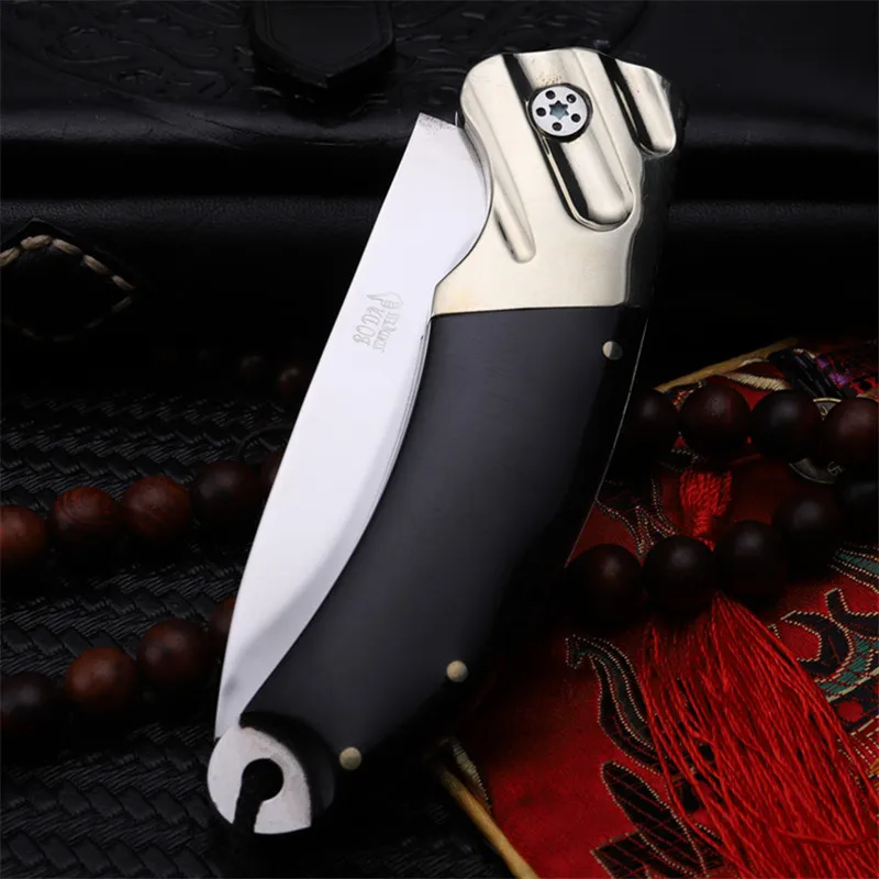2018 New Free Shipping High Huality Outdoor Tactical Folding Knife Self-defense Survival Camping Fruit Hunting Knives EDC Tools