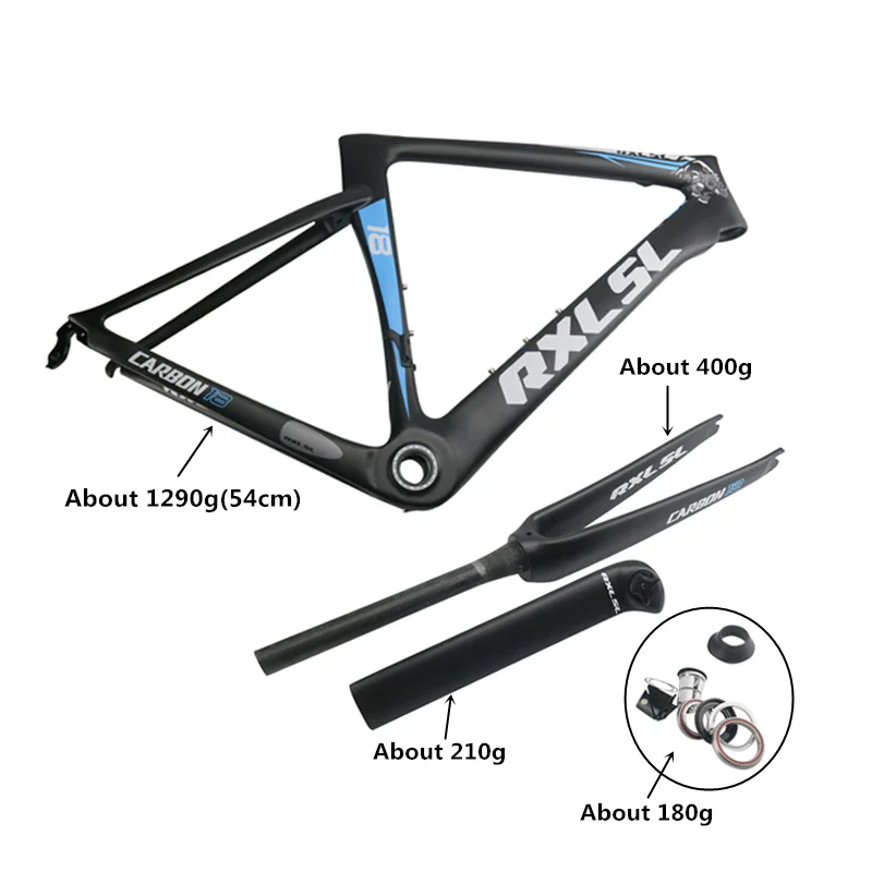 Рама велосипедная матовая из углеродного волокна 48/51/54/56 см|road frame|bicycle framecarbon bike