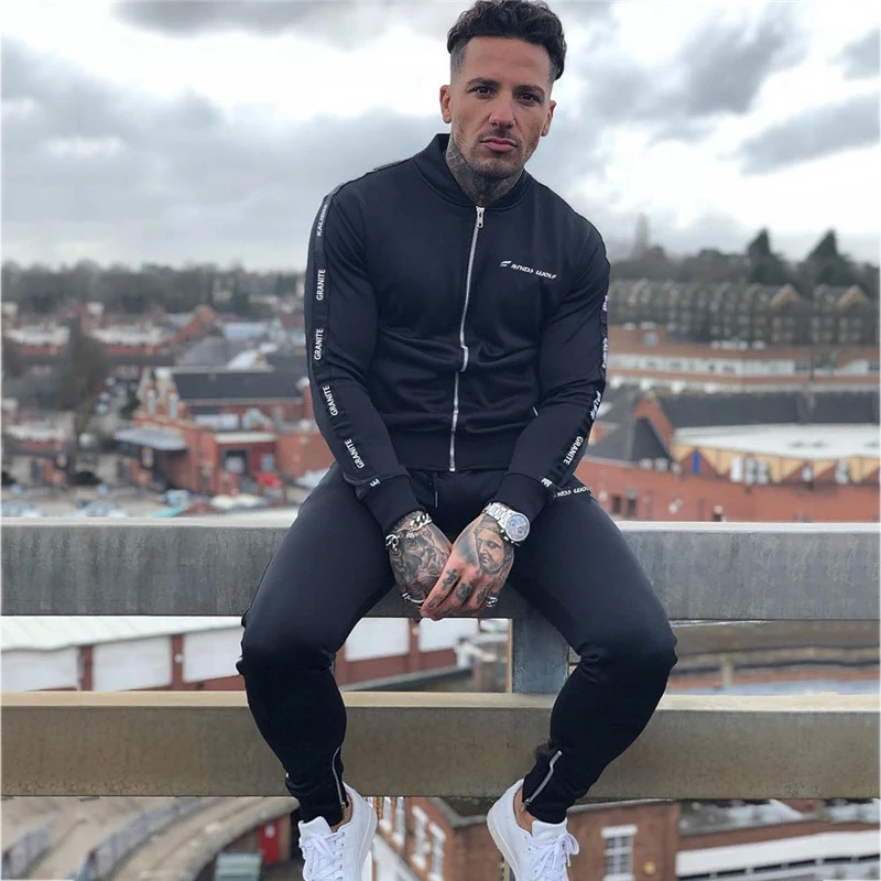 Men Set Casual Sportswear Suit-8