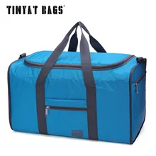 TINYAT Portable Femelle Sacs Plié Femmes Sac À Main Haute Capacité Étanche Nylon Un Transport Facile Pack Homme Sac Ciel Bleu T306