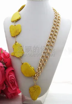 

N080704 Amazing! 35x45 Imperial Yellow Necklace