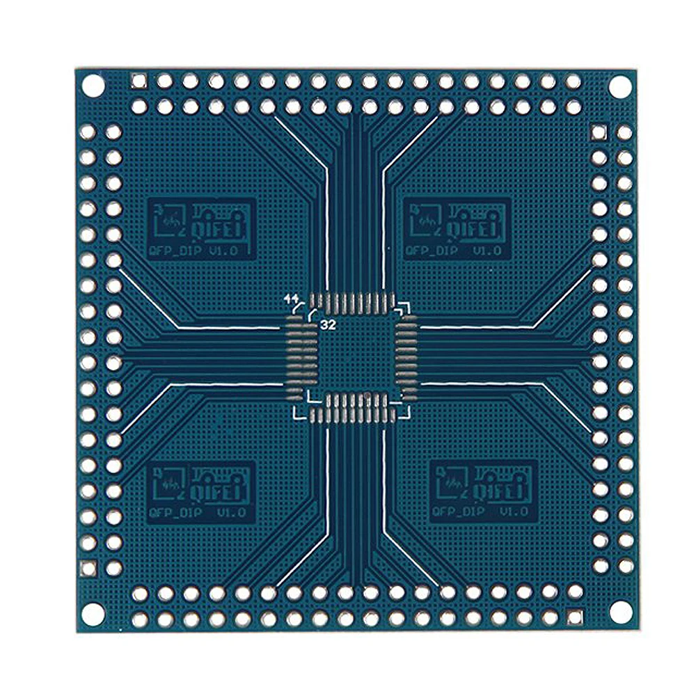 Промо-акция! QFN 32/44/48/64/100/144 булавки 0,5 мм к стене DIP адаптер конвертер