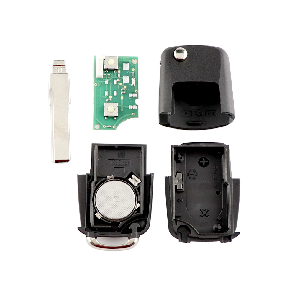 Chiave/Telecomando Per Volkswagen Volkswagen 1998-2002 - 2 Pulsante Di Vibrazione Pieghevole Di Controllo 1jo 959 753n 433mhz Con Id48 Chip Volkswagen - HTB1naj6bhrvK1RjSszeq6yObFXap