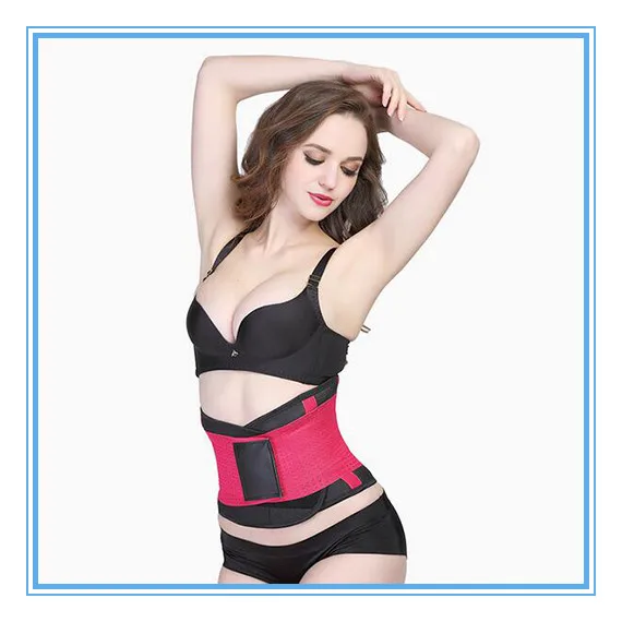 

Color Back Waist Spine Braces Belt Corset Shaper Cincher Training Belt Abdominal Binder Band Waist Slimming Shaping Red