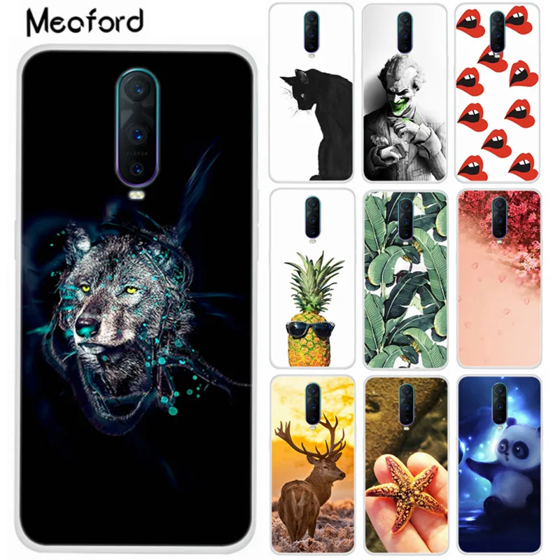 

Phone Case For Oppo RX17 neo Cases Silicone Back Cover Coque For Oppo Rx17 pro Rx 17pro Funda Cartoon Painted Soft TPU Cover