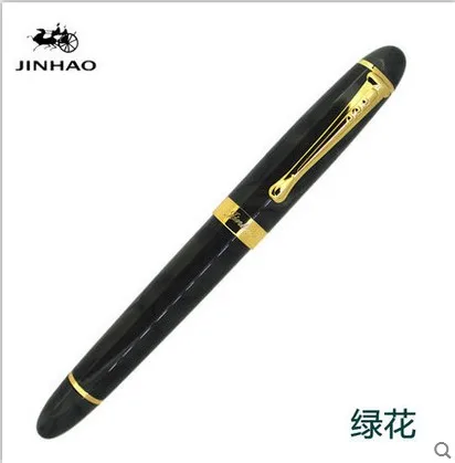 JINHAO X450 advanced авторучка 18 К GP наконечник чернилами 23 цветов, можно выбрать упаковка с черная ручка коробки Горячая распродажа - Цвет: N