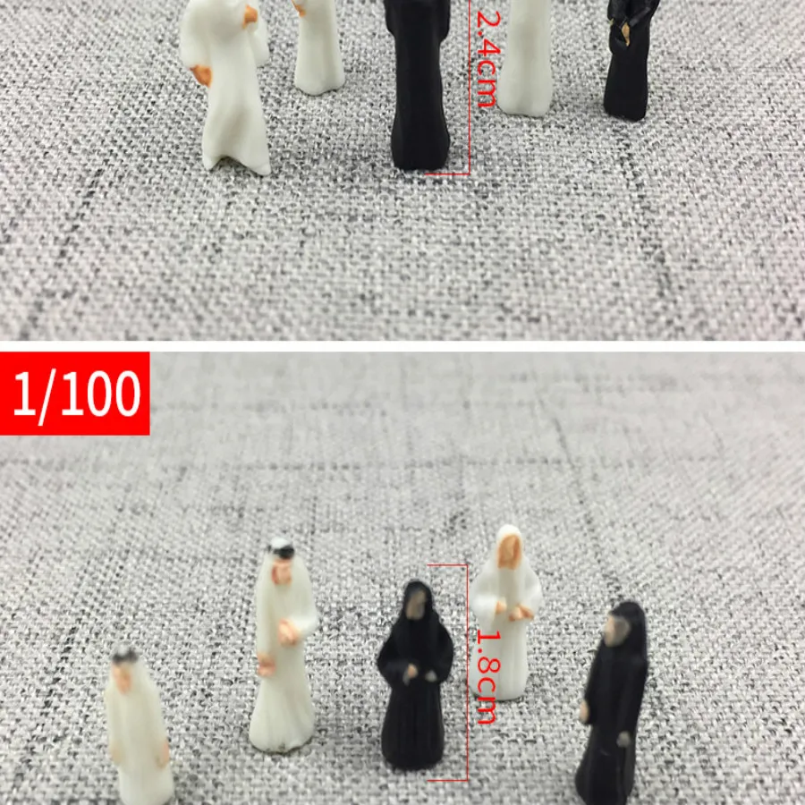 architecture model plastic arab figure in kits toy  (2)