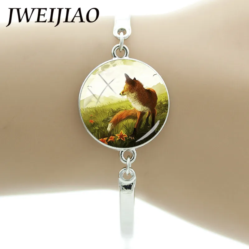 JWEIJIAO лиса легенда животное браслет звено цепи лисы брат ручная цепочка для