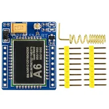 GPRS A6 Mini Serial GPRS GSM Module Core Developemnt Board for Voice Call Send and Receive SMS System with UART port for Arduino
