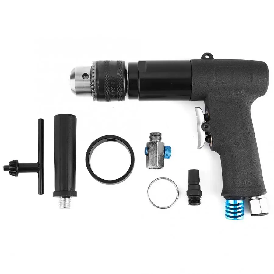 

Pneumatic Tools Industrial CW/CCW Pistol Type Pneumatic Air Drill Furniture Hardware Tool Inflatable