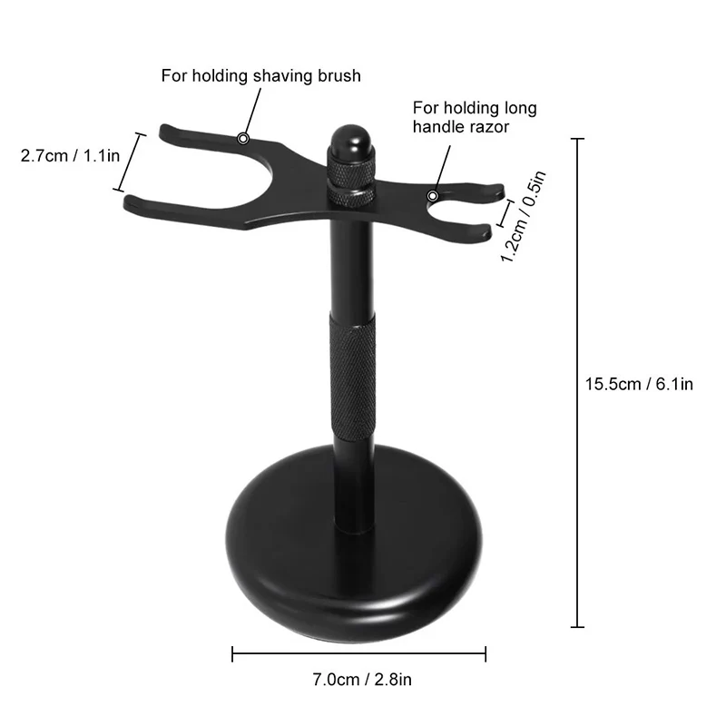 Съемная подставка для бритвы держатель щетки из нержавеющей стали взвешенная основа инструменты 15,5x7 см
