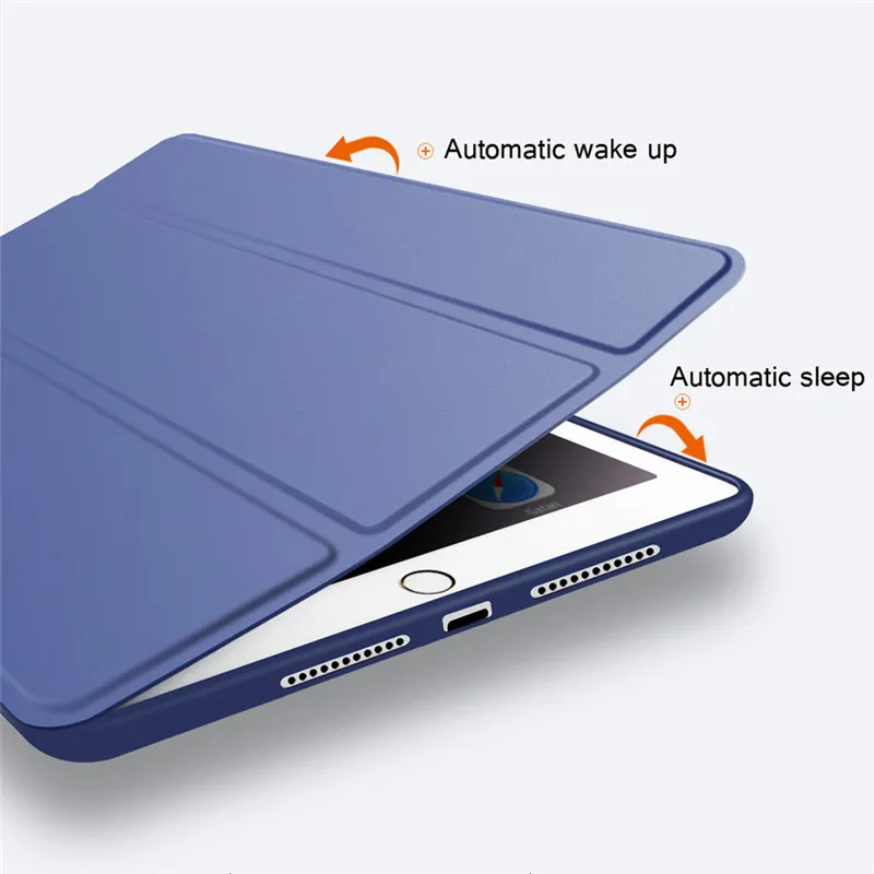 Ультра тонкий кожаный умный чехол для Xiaomi mi Pad 4 8 0 дюймов Ударопрочный Мягкий