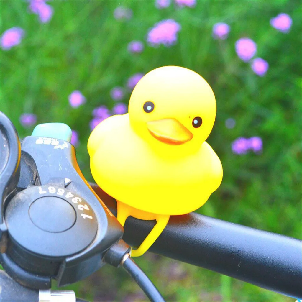 Top Cartoon Duck Head Light Shining Duck Bicycle Bells Handlebar Bicycle Accessories  Bike Bell Horn Sound Alarm Bicycle Bell Rings 4