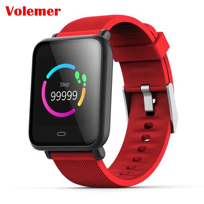 Volemer Q9 Blood Pressure Heart Rate Monitor Smart Watch IP67 Waterproof Sport Fitness Trakcer Men Women Smartwatch | Электроника