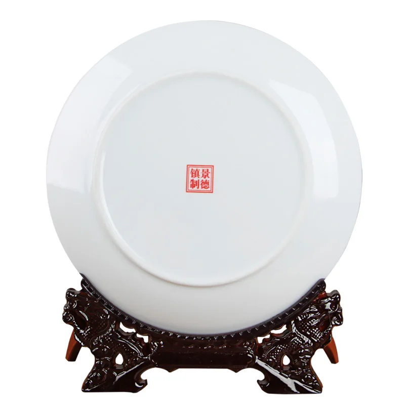 Художественная керамическая декоративная тарелка Fengshui старинное китайское