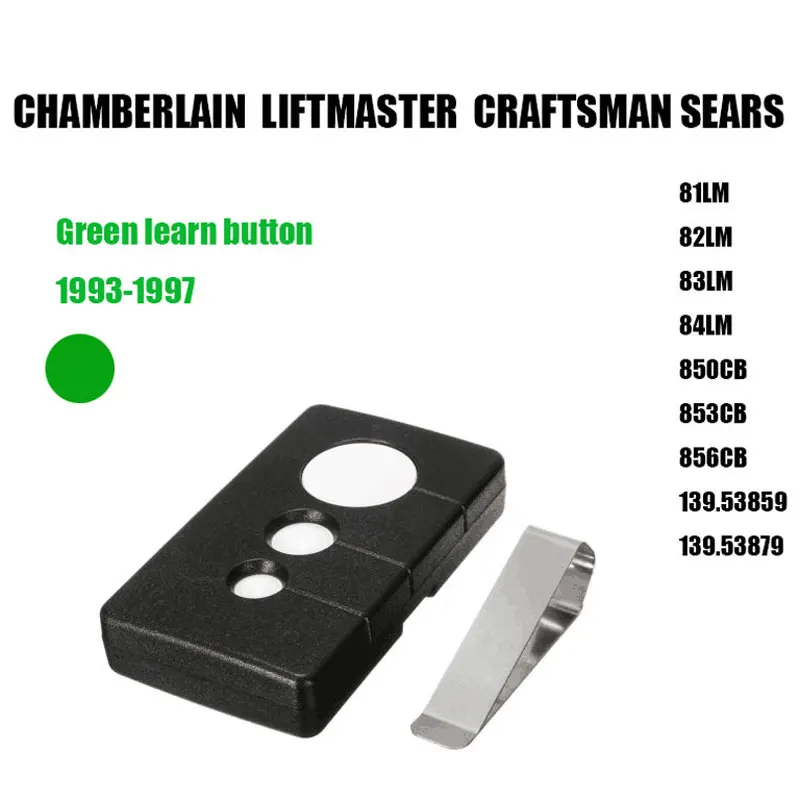 

Wholesale 50pcs For Liftmaster Sears Chamberlain Craftsman 81LM 82LM Green Smart Button