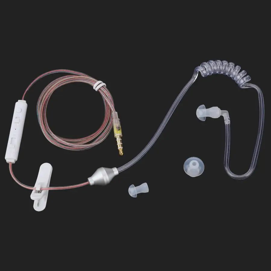 

Auriculares Earbud Audifono In-Ear Headsets Air Tube Security Earpiece With Mic For IOS For Android