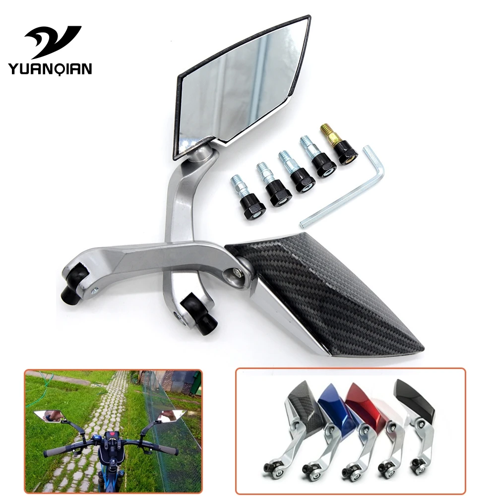 Universal 8 10mm Racing Motorcycle Mirror Carbon Side Mirror Motorcycle